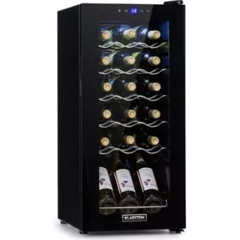 Cave à vin de service							KLARSTEIN				Shiraz 18 Slim Uno - Noir