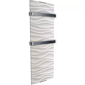 Sèche serviette CHEMIN ARTE Sèche serviette déco Ondulation 1200W – Image 2