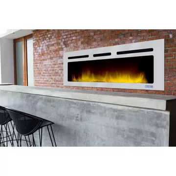 Cheminée électrique CHEMIN ARTE brite inox encastrable 3XL – Image 2