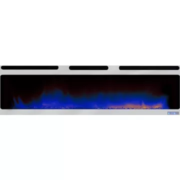 Cheminée électrique CHEMIN ARTE brite inox encastrable 3XL – Image 3