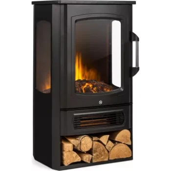 Cheminée électrique KLARSTEIN Bormio Panorama 1000/2000W