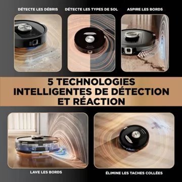 Robot Aspirateur Laveur SHARK PowerDetect RV2800ZEEU - Image 4