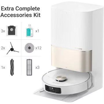 Robot Aspirateur Laveur DREAME X40 Ultra Complete blanc – Image 2