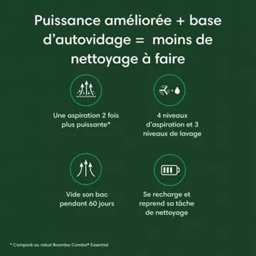 Robot Aspirateur Laveur IROBOT Roomba Combo 2 Essential – Image 2