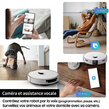 Robot Aspirateur Laveur SAMSUNG Jet Bot Combo AI VR7MD97A14G - Image 9