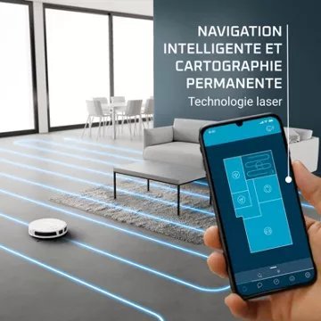 Robot Aspirateur Laveur ROWENTA X-Plorer Serie 70 RR8477WH - Image 5