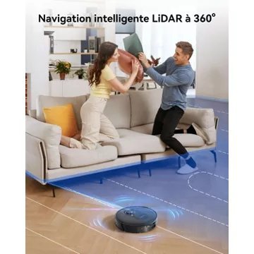 Robot Aspirateur Laveur PROSCENIC Q8 Max - Aspirateur Robot Laveur 2 en 1 - Image 3