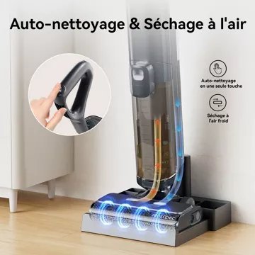 Aspirateur laveur PROSCENIC F20A - Auto-nettoyage - Image 4