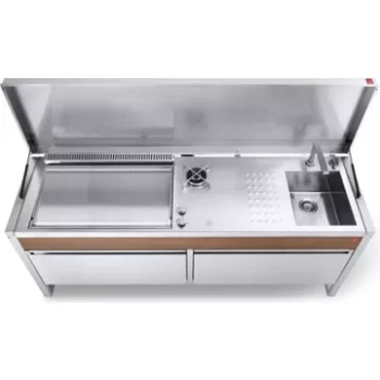 Plancha gaz							PLANET				Table Fermée OASI 205C5 - T1