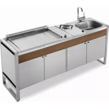 Plancha gaz							PLANET				Table OASI205C+OASI80+Evier+Mitigeur+Feu