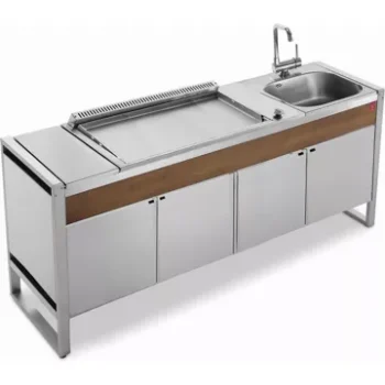 Plancha gaz							PLANET				Table  OASI 205C +OASI 80+Evier+Mitigeur