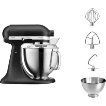 Robot pâtissier							KITCHENAID				5KSM185PSEBK Artisan Noir truffe