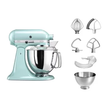 Robot pâtissier							KITCHENAID				5KSM175PSEIC Artisan Bleu glacier