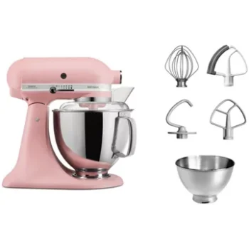Robot pâtissier							KITCHENAID				5KSM175PSEDR Artisan rose poudré