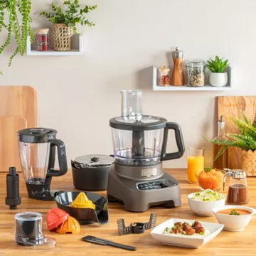 Robot multifonction MOULINEX FP827E10 Double Force Silver + 10 access – Image 11