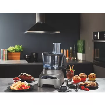 Robot multifonction MOULINEX FP827E10 Double Force Silver + 10 access – Image 15