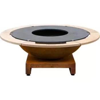 Brasero							QUOCO				Piatto Basso + Medium Corten Ø106-Quoco
