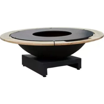 Brasero							QUOCO				Piatto Basso + Large Noir Ø116 - Quoco