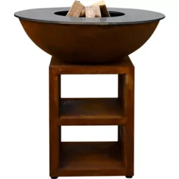 Brasero							QUOCO				Piatto Large Corten Ø94 - Quoco