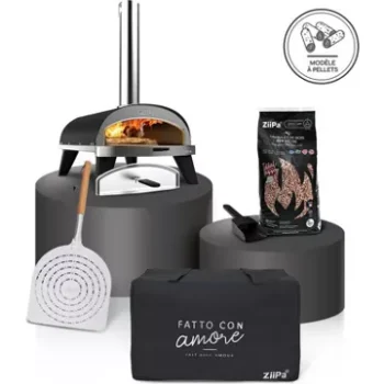 Four à pizza pellet							ZIIPA				Pack Iniziale - Charbon