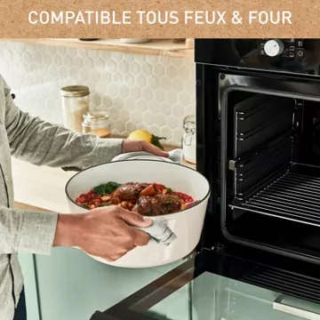 Cocotte TEFAL Fonte LOV faitout 29cm beige - Image 7