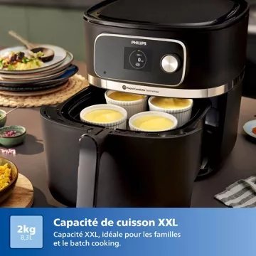 Airfryer PHILIPS Series 7000 XXL 8,3L HD9880/90 avec sonde de cuisson intégrée - Image 14