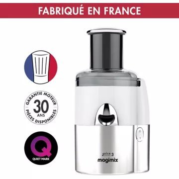 Extracteur de jus MAGIMIX 18085F Juice Expert 3 Chrome et Blanc - Image 2