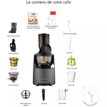 Extracteur de jus KUVINGS REVO830W blanc nacré - Image 9