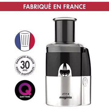 Extracteur de jus MAGIMIX 18083F Juice Expert 4 Chrome et Noir - Image 2