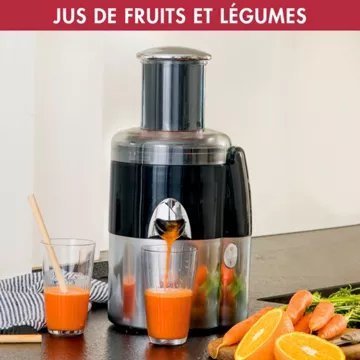 Extracteur de jus MAGIMIX 18083F Juice Expert 4 Chrome et Noir - Image 3
