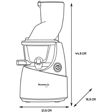 Extracteur de jus KUVINGS B9700 Rouge NS626CES R - Image 4