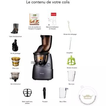 Extracteur de jus KUVINGS B9700 Gris mat / NS626CES GM - Image 4