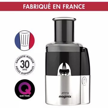Extracteur de jus MAGIMIX 18082F Juice Expert 3 Chrome et Noir - Image 2