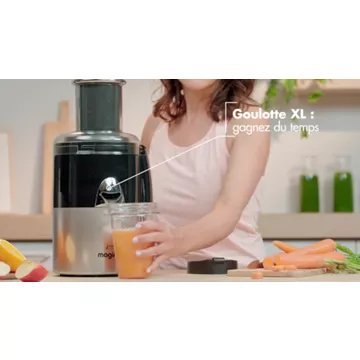 Extracteur de jus MAGIMIX 18082F Juice Expert 3 Chrome et Noir - Image 14