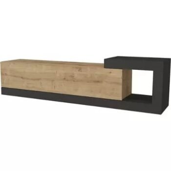 Meuble TV							HELLOSHOP26				Meuble TV mural 150 x 30 x 39 cm effet c