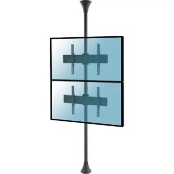 Pied TV							KIMEX				Support sol-plafond 2 écrans TV 32"-75",
