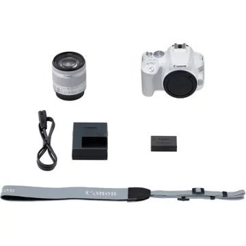 Appareil photo Reflex CANON EOS 250D Blanc + 18-55mm IS STM – Image 6