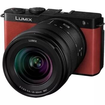 Appareil photo Hybride							PANASONIC				FULL FRAME Lumix S9 ROUGE +Optique 20-60