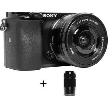 Appareil photo Hybride SONY A6100 + 16-50mm + 55-210mm