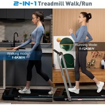 Tapis de course CITYSPORTS WP7, 1-12KM/H, 1400W, Bluetooth, Pliable – Image 5