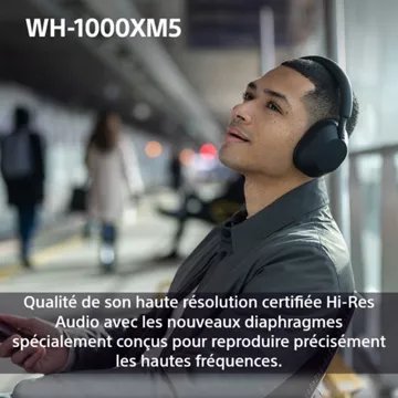Casque SONY WH-1000XM5 Bleu Minuit – Image 4