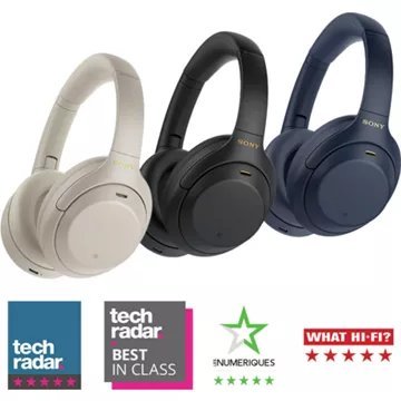 Casque SONY WH-1000XM4 Bleu – Image 3