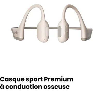 Casque SHOKZ OpenRun Pro Mini Beige - Image 2