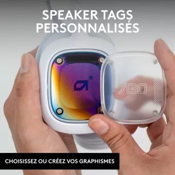 Casque gamer ASTRO A30 White Purple - Image 8