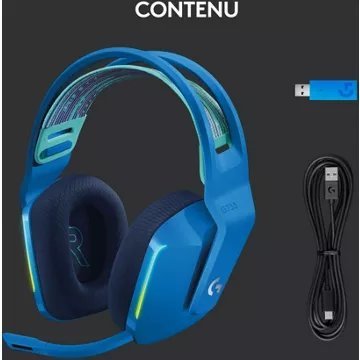 Casque gamer LOGITECH G733 LIGHTSPEED Blue – Image 6