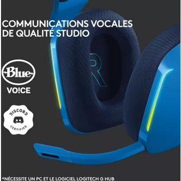 Casque gamer LOGITECH G733 LIGHTSPEED Blue – Image 9