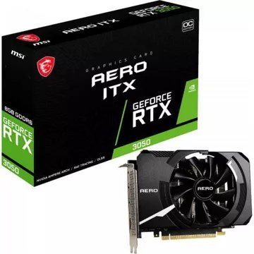 Carte graphique MSI GEFORCE RTX 3050 AERO ITX 8G OC