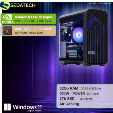 PC Gamer SEDATECH Sedatech PC Gamer Pro Compact ATX • AMD - Image 2