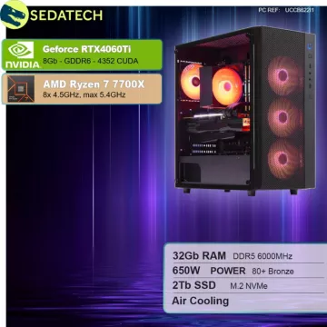 PC Gamer SEDATECH Sedatech PC Gamer Advanced ATX • AMD Ryz – Image 2