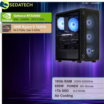 PC Gamer SEDATECH Sedatech PC Gamer Advanced Tower ATX • A – Image 2